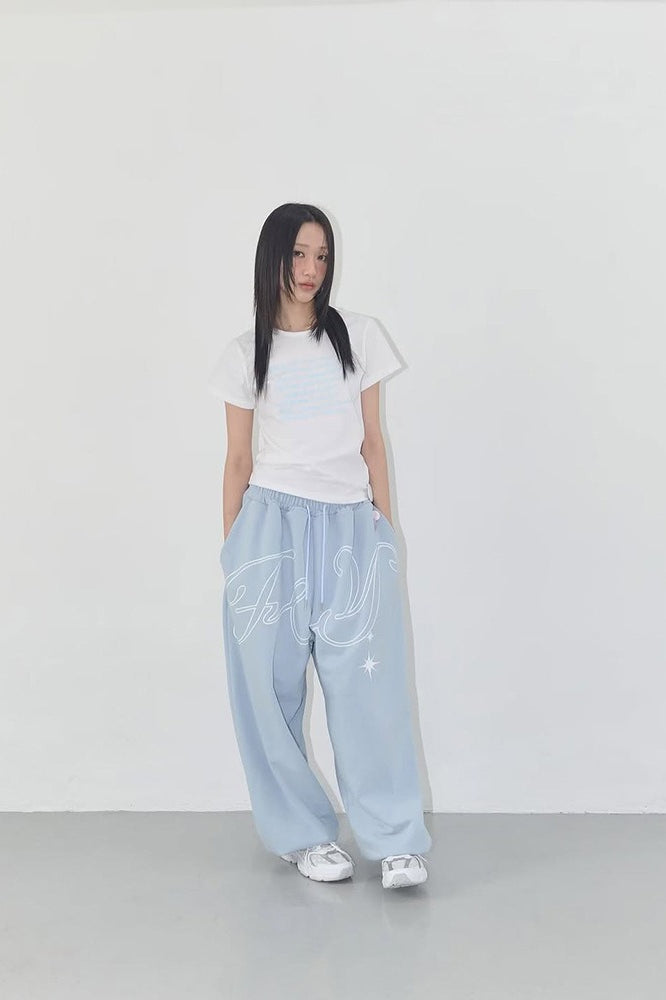 Hip-hop Letter Wing Pants