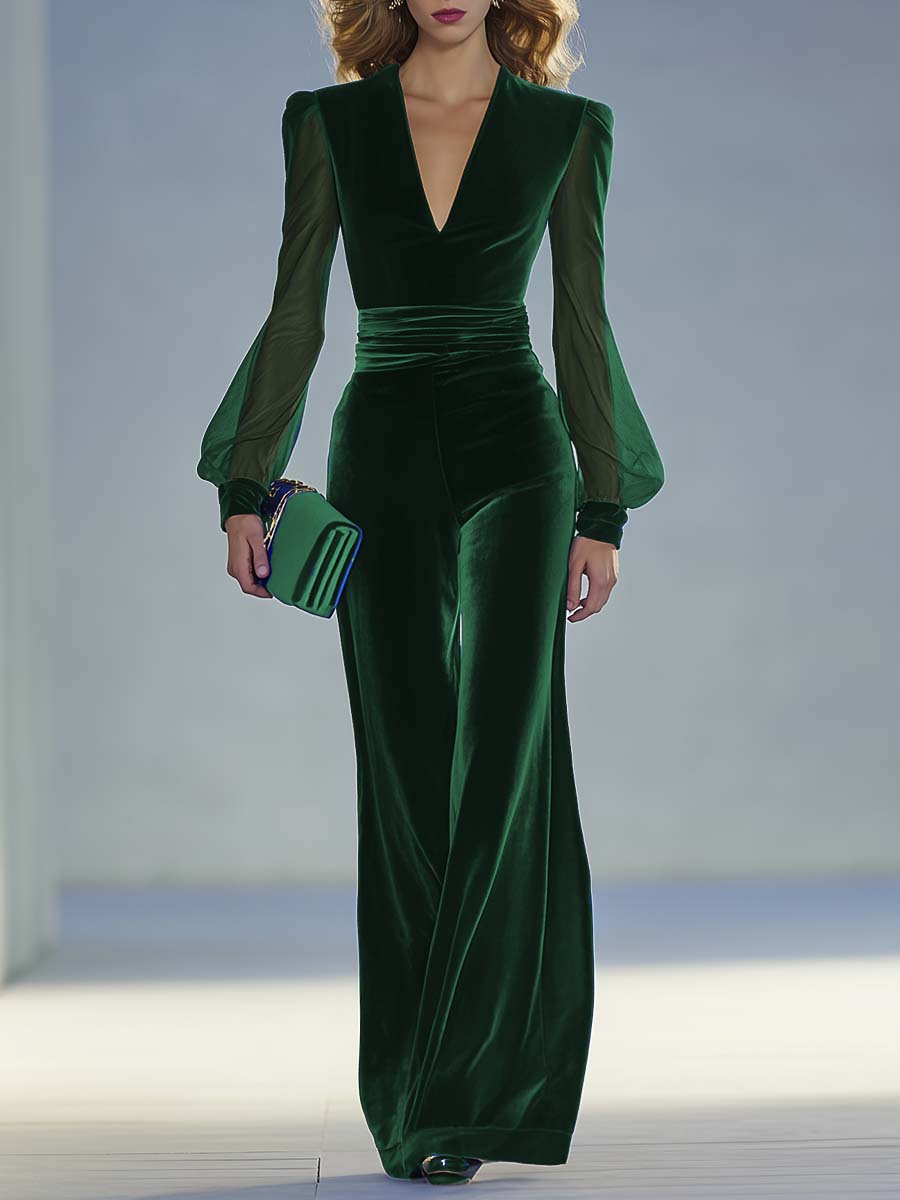 Sophie | Velvet Jumpsuit