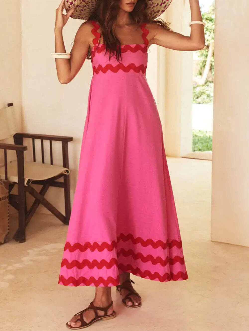 Amelia-sunset Maxi Dress