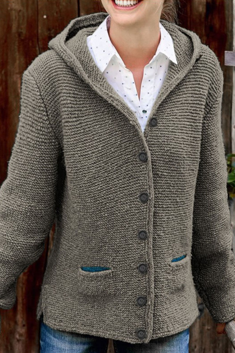 Street Hooded Collar Sweaters(5 Colors)