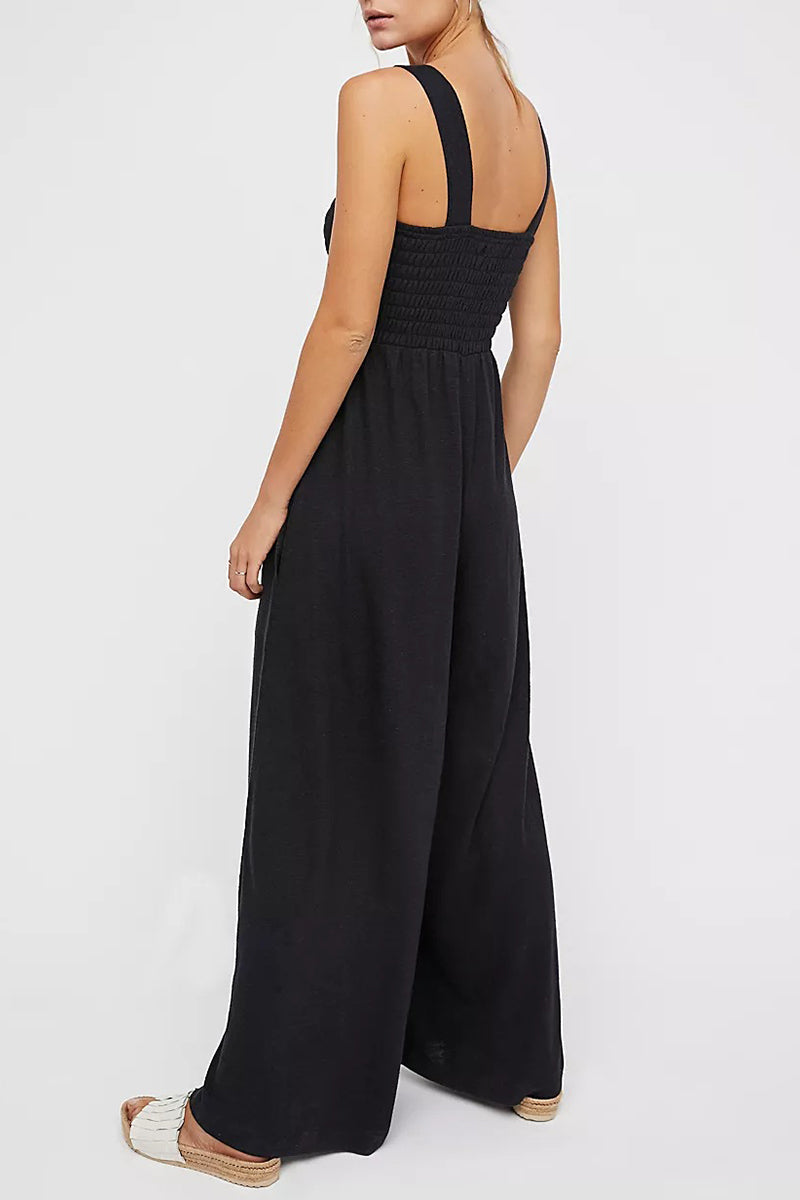 Simplicity Pocket Loose Jumpsuits(5 Colors)