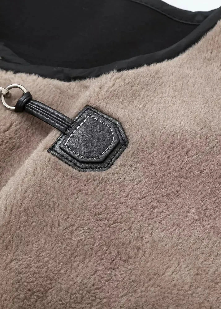 Chenille Toggle Wool Coat