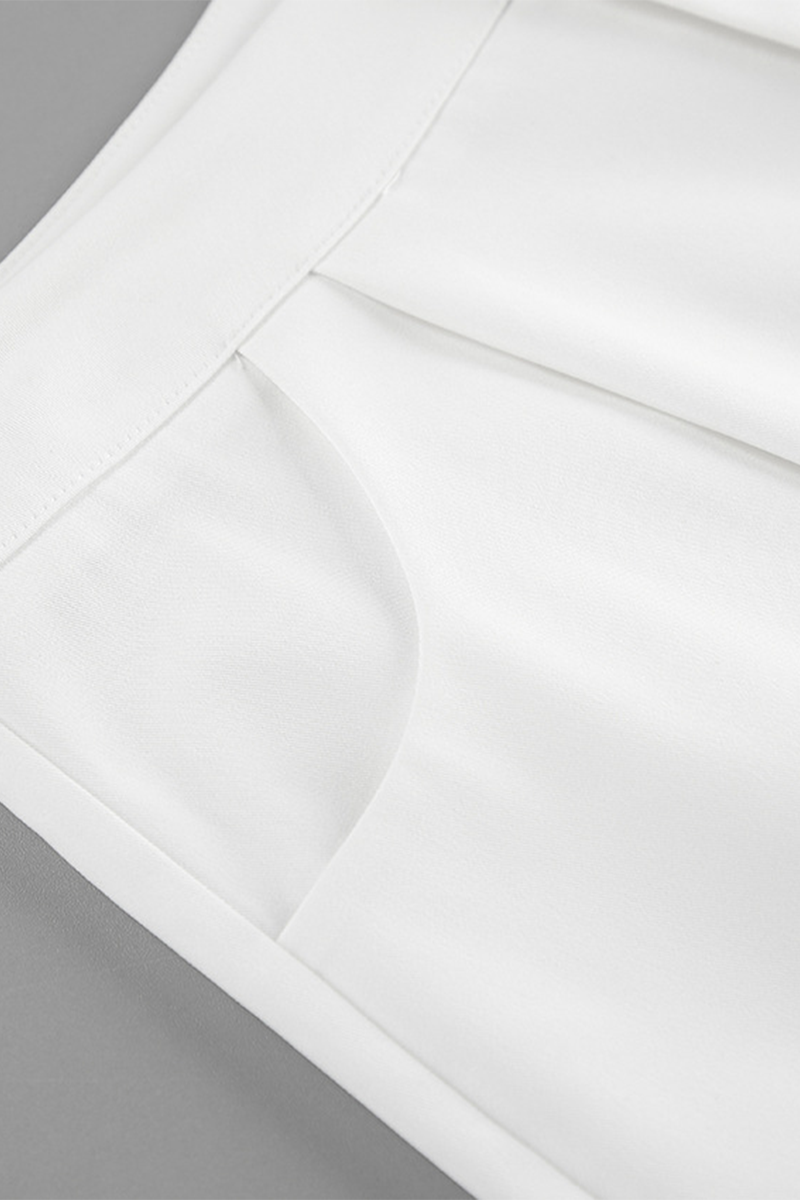 Street Draw String Pocket Buttons Turndown Collar Long Sleeve Two Pieces