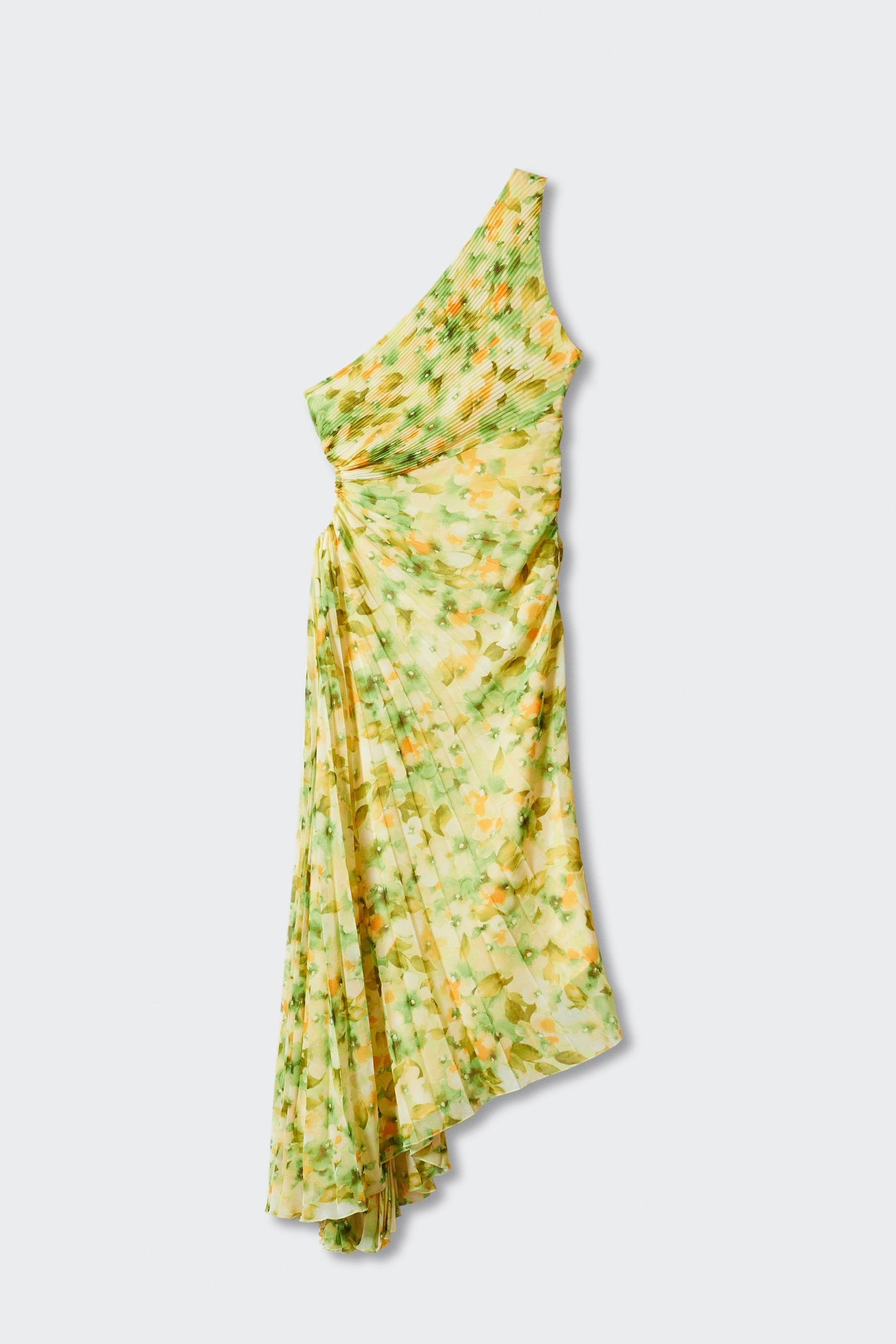 Riva Printed One Shoulder Maxi Dress