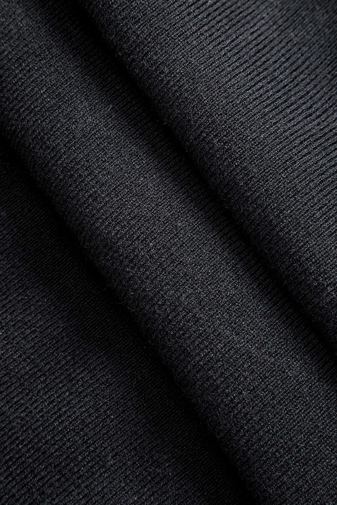 Color Knit Asymmetrical Button Skirt