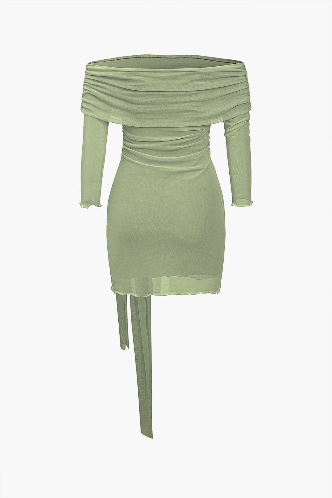 Tie Front Off Shoulder Mini Dress