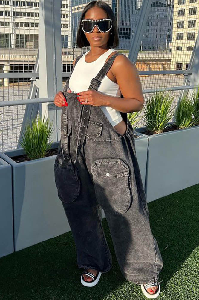 Oversized Pocket Jumpsuit