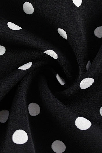 Polka Dot Print Maxi Dress