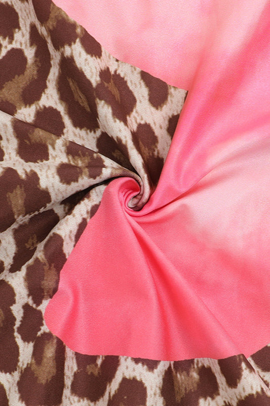 Leopard Print Sleeveless Bodycon Maxi Dress
