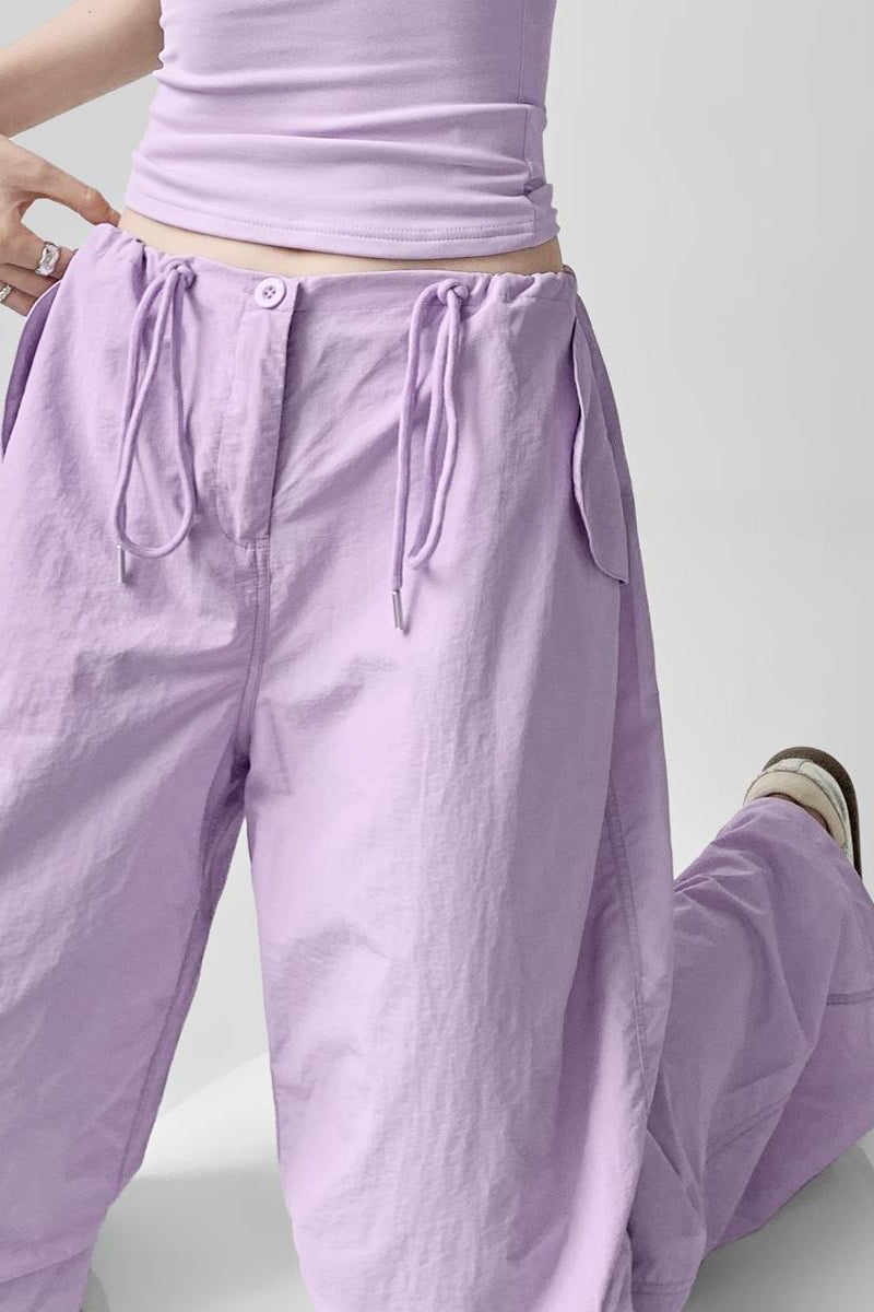 Cargo Wide Leg Relaxed Pants