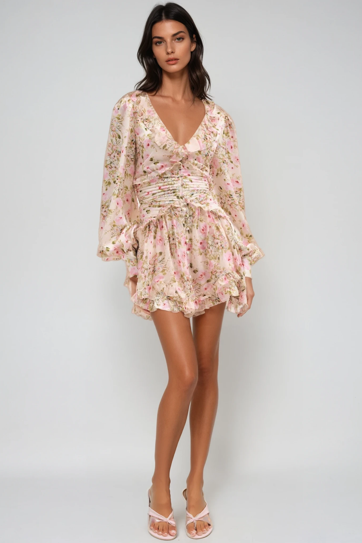 Dasha Plunge Mini Dress