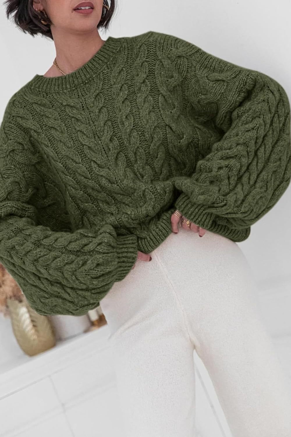 Chunky Knit Cable Sweater