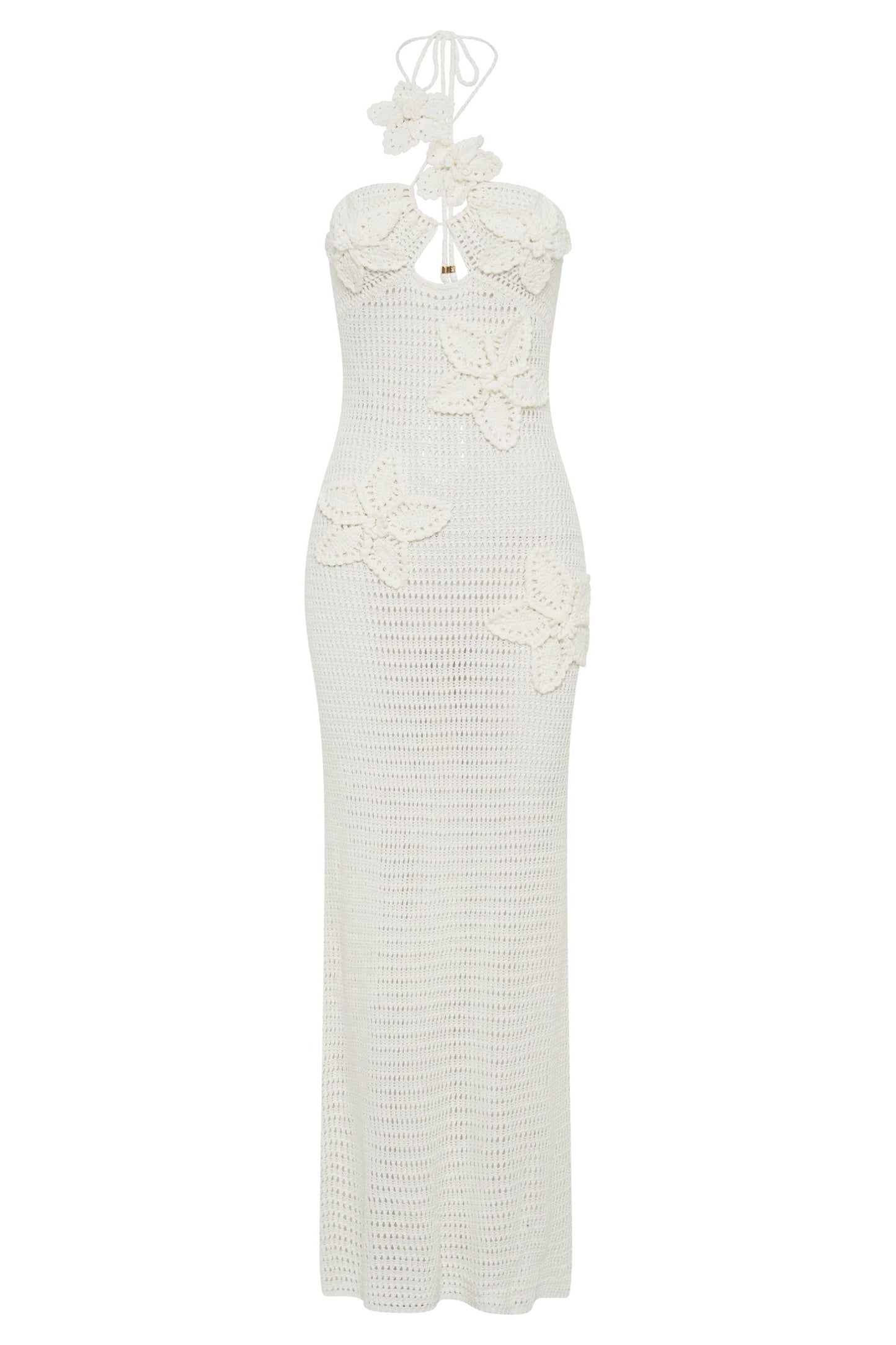 Beverly Appliqué Crochet Maxi Dress