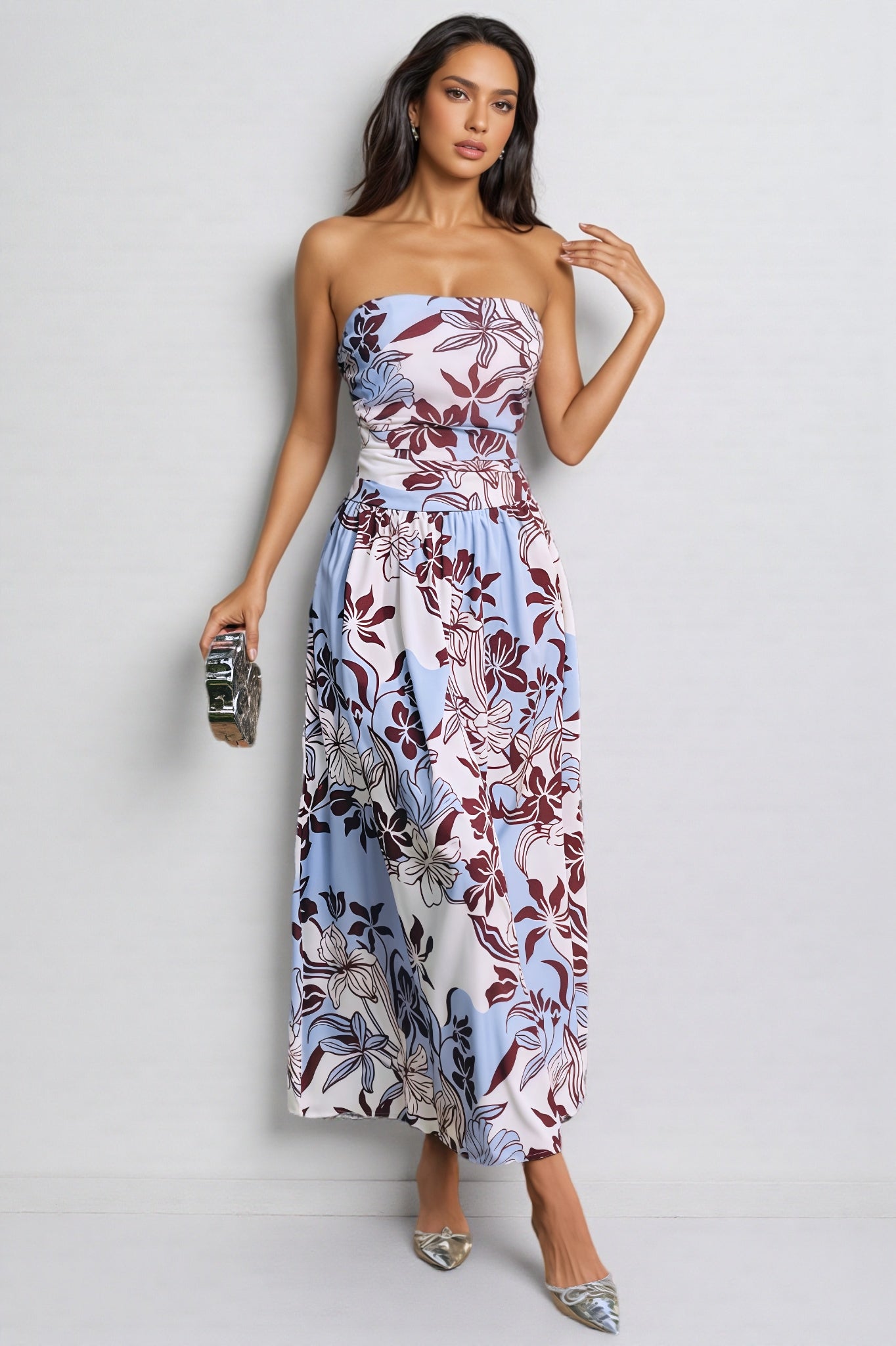 Ridhi Strapless Maxi Dress