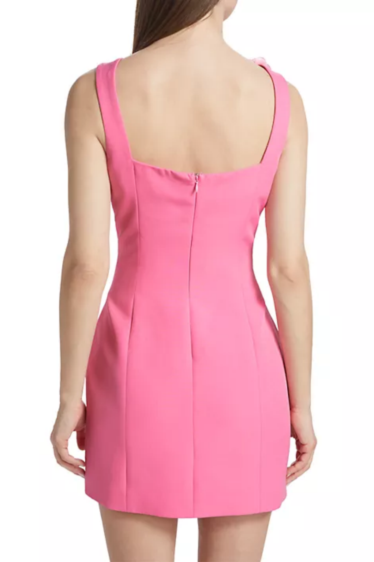 Dilanne Appliqué Mini Dress - Pink