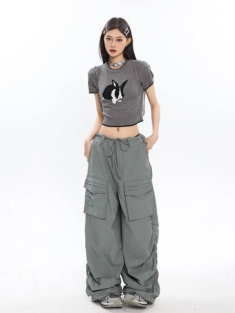 Y2k Parachute Cargo Gyaru Oversize Gorpcore Baggy Pant