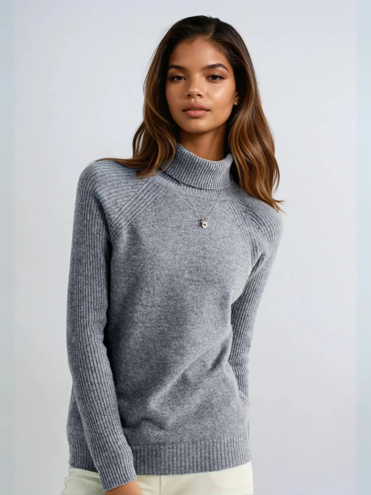 Style Loose Turtleneck Sweater