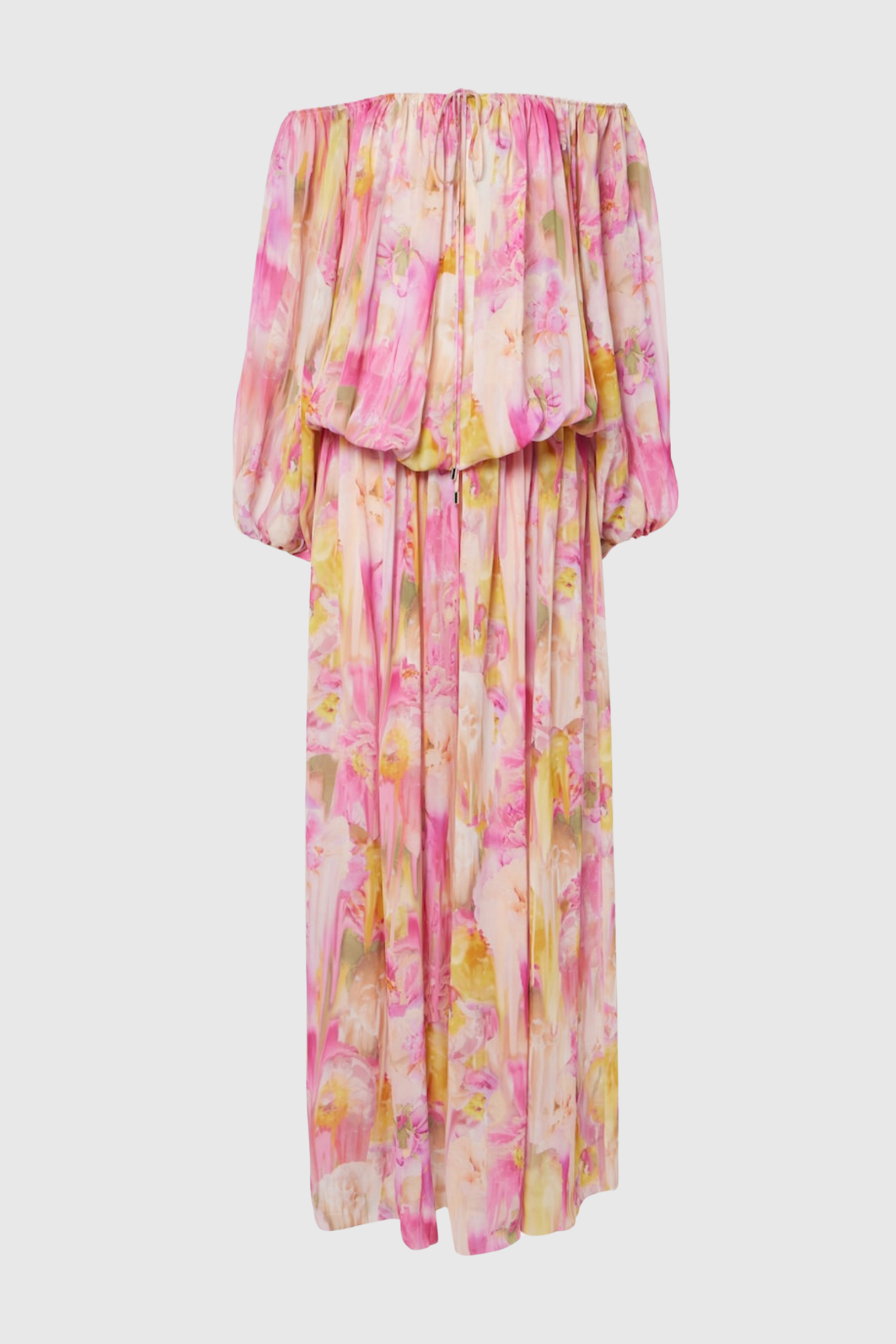 Ludema Off Shoulder Ruched Maxi Dress