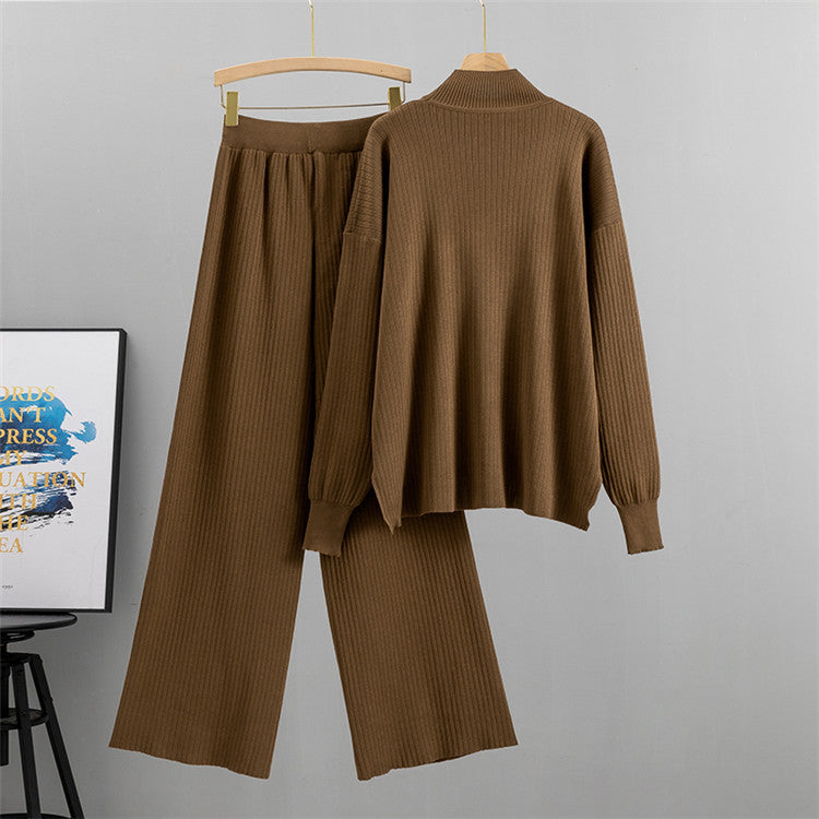 Coffee - Loose-fit Two Piece Set
