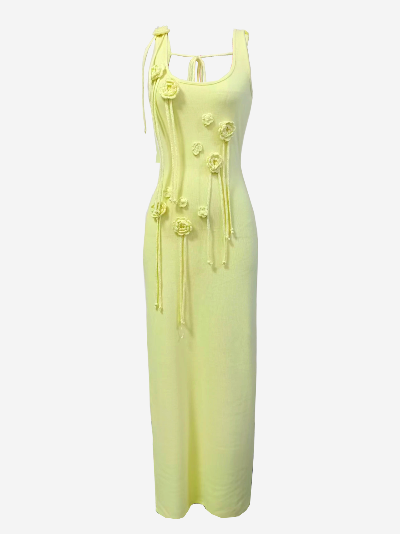 Paula Applique Knit Maxi Dress