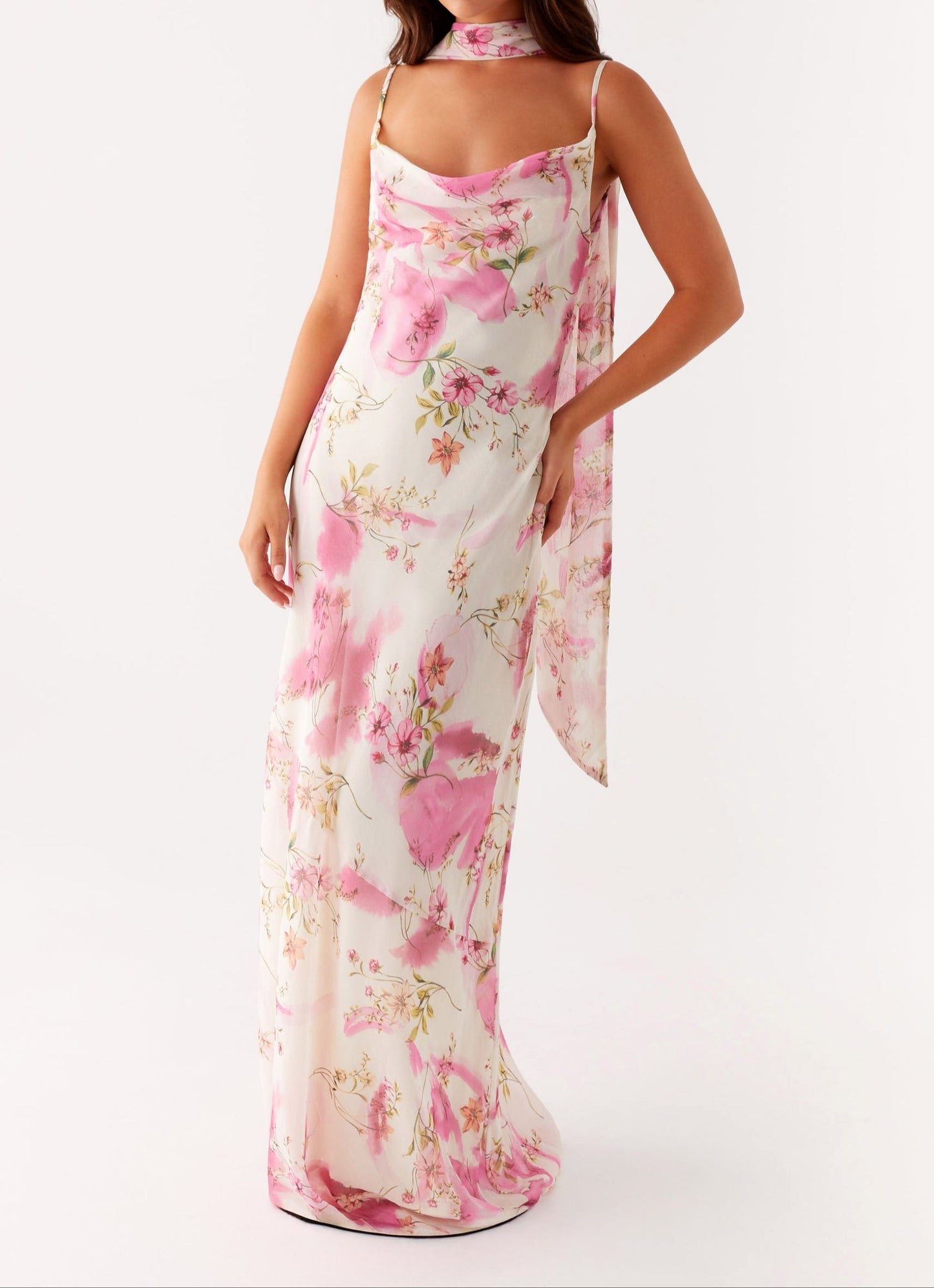 Orsola Maxi Dress - Ivory Print
