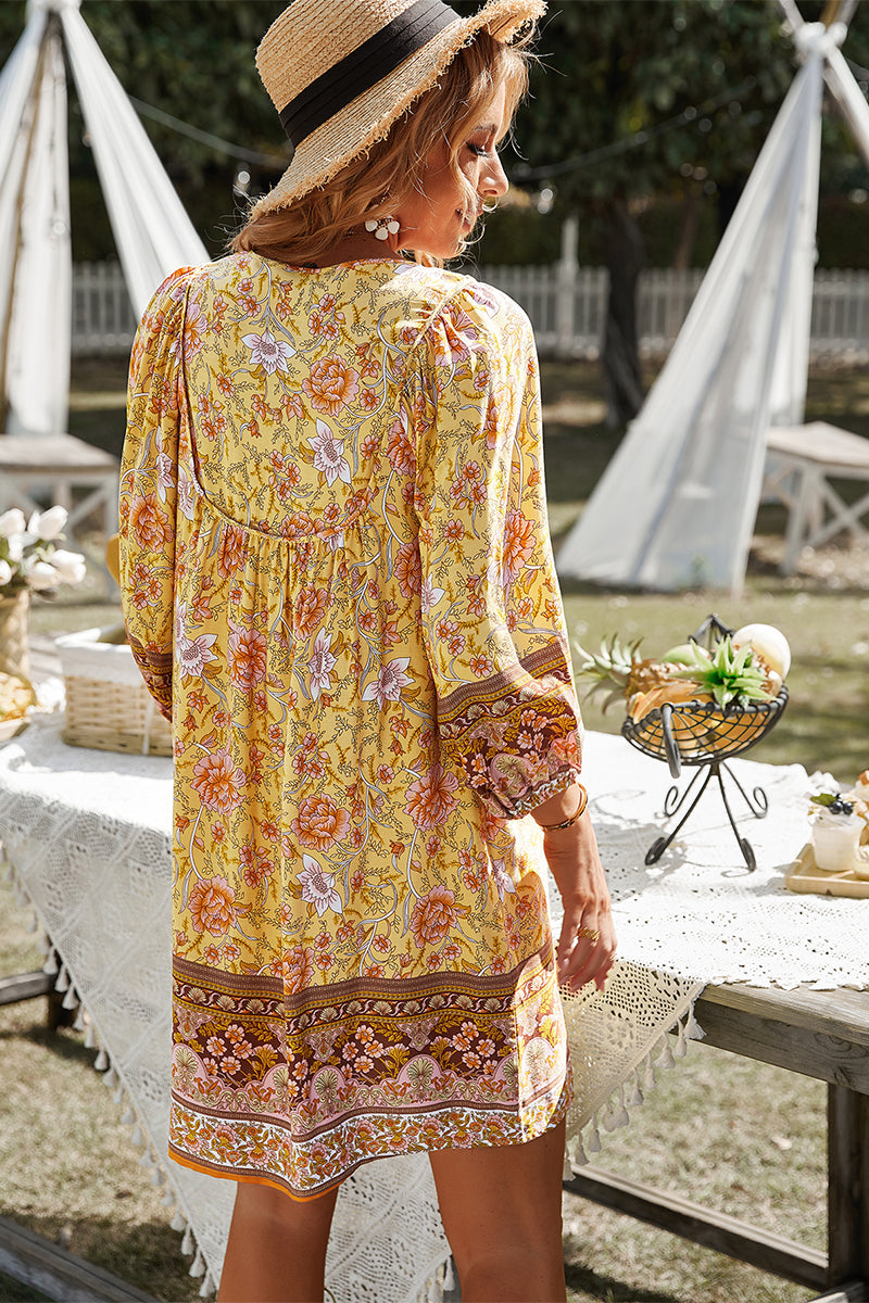 Aurina Dress - Yellow
