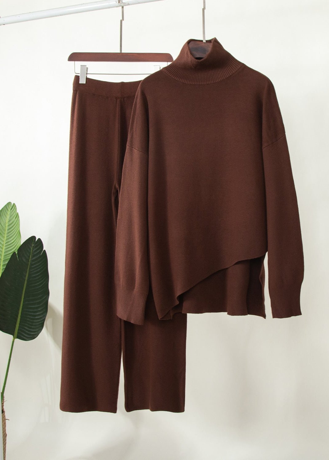 Luxe Emerald Knit Two-piece Set