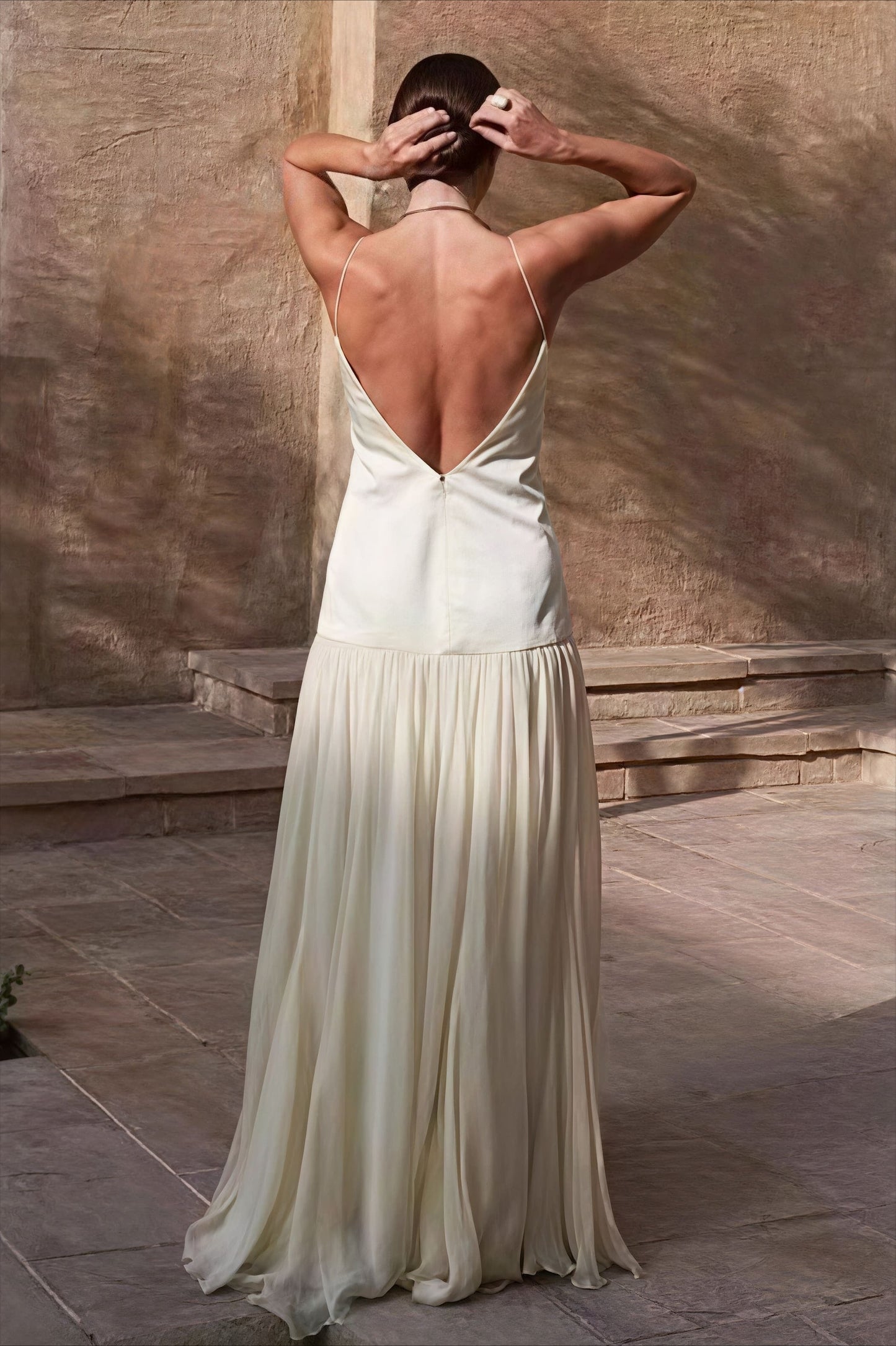 Flowy Chiffon Cami Maxi Dress