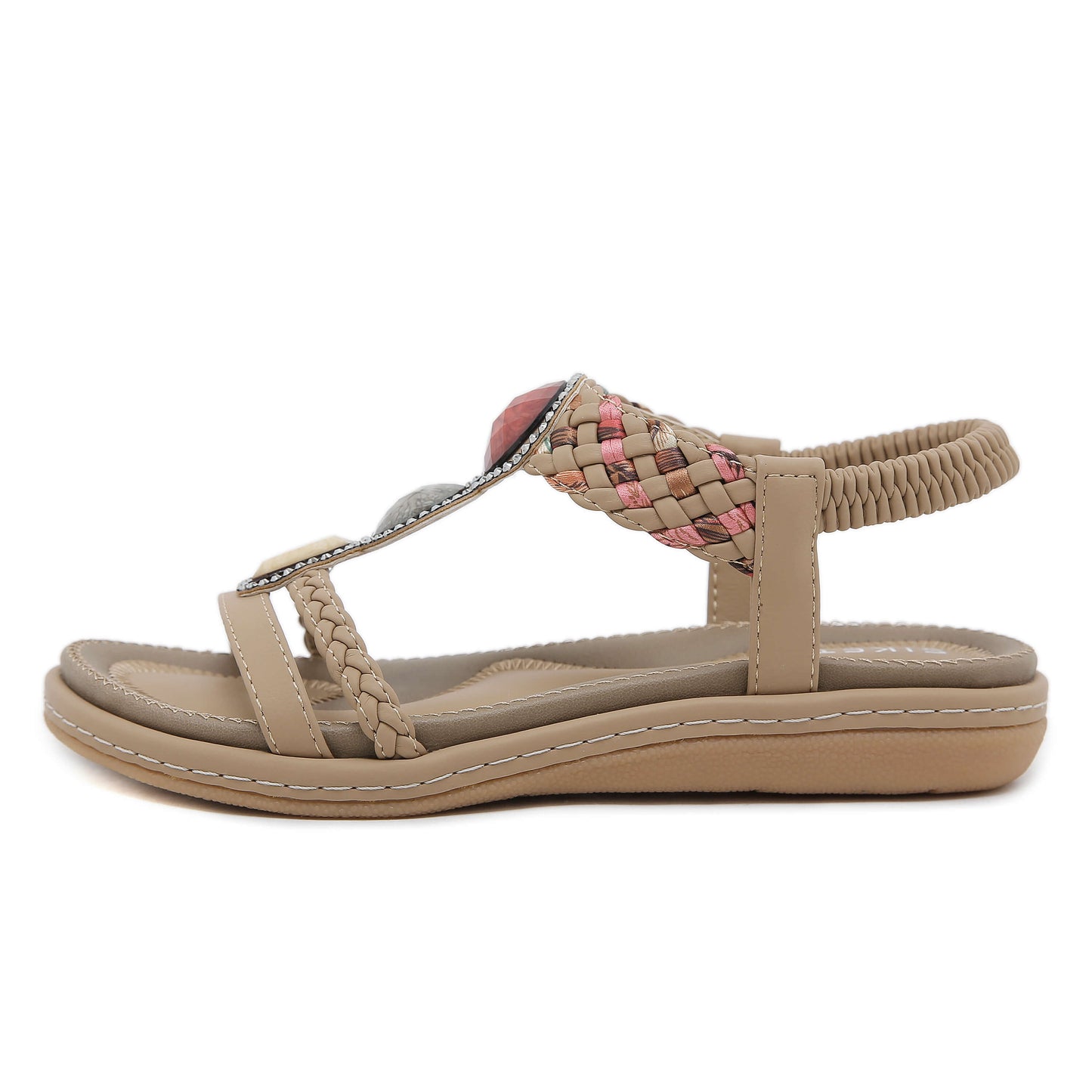 Siketu | Lush Beaded Cushioned Sandal