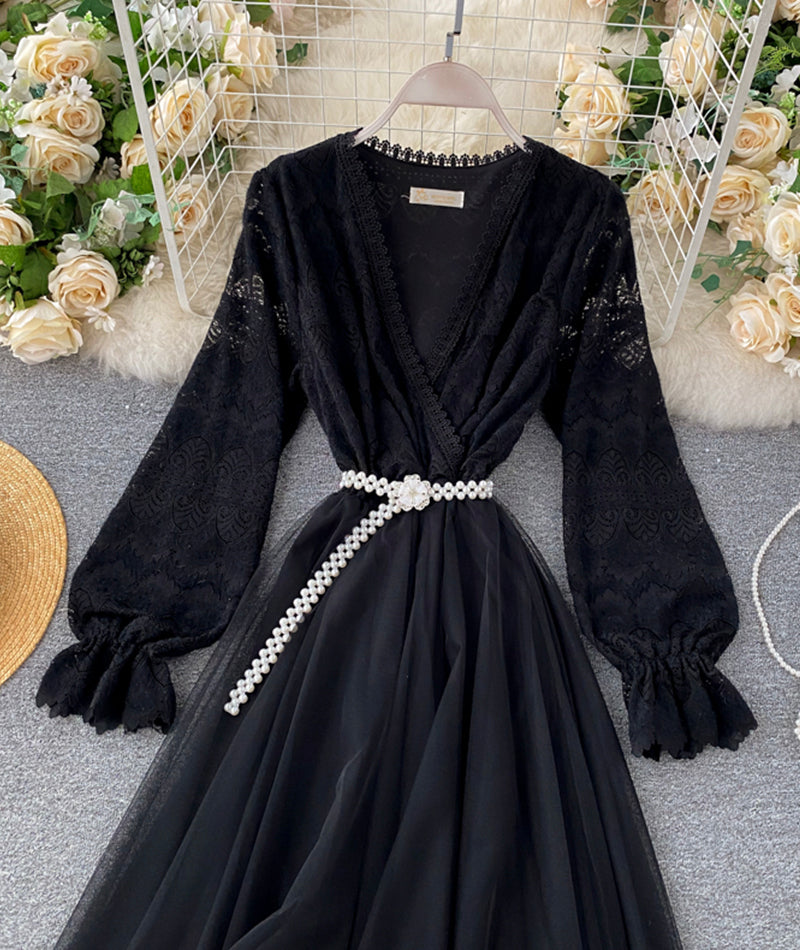 Lace Long Dress Dress P315