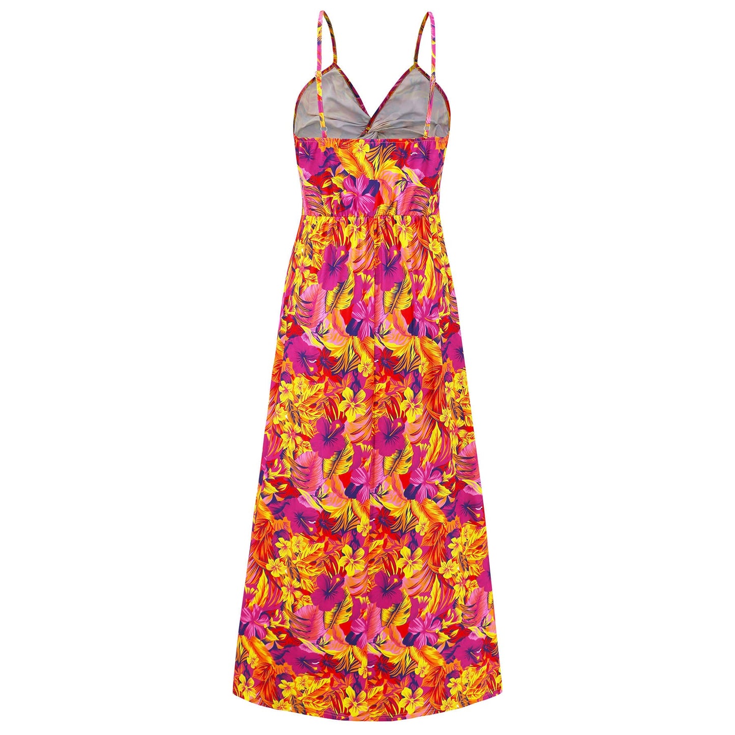 Cynthia V-neck Maxi Dress - Rose