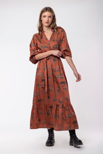 Printed Maxi Dress