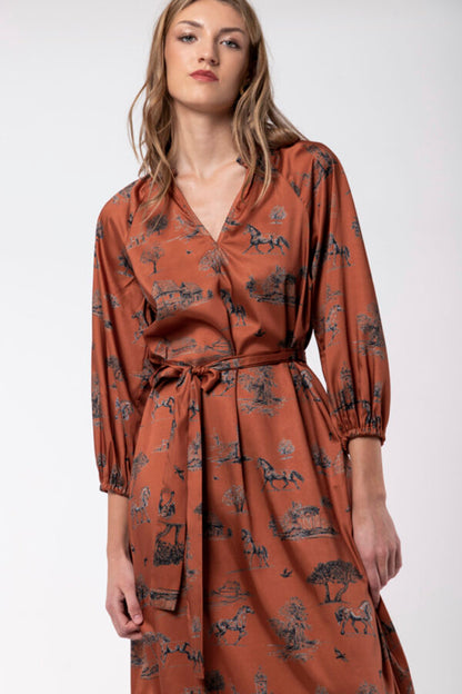 Printed Maxi Dress