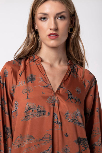 Printed Maxi Dress