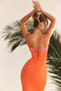 Flame Orange Maxi Dress
