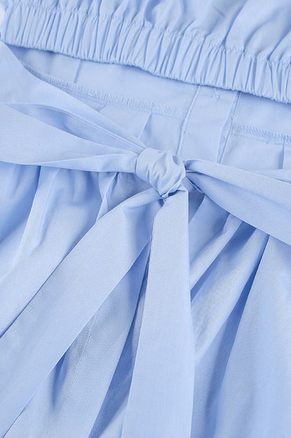 Cotton Tie Blouse