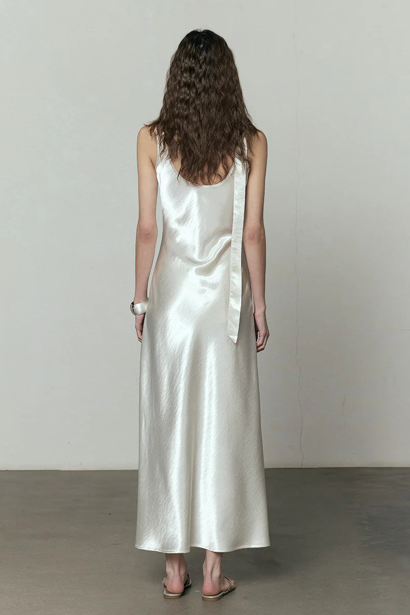 New Temperament V-neck Maxi Dress