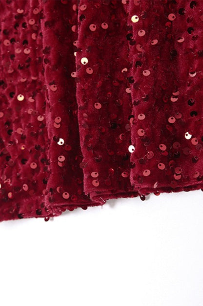 Sequin High Waist Bodycon Pencil Skirt