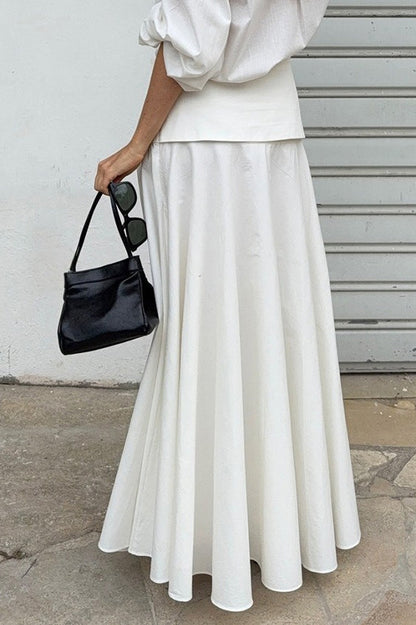 A-line Midi Skirt