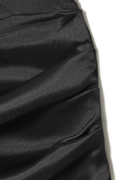 Strapless Strap Mini Tie Bodycon Mini Dress