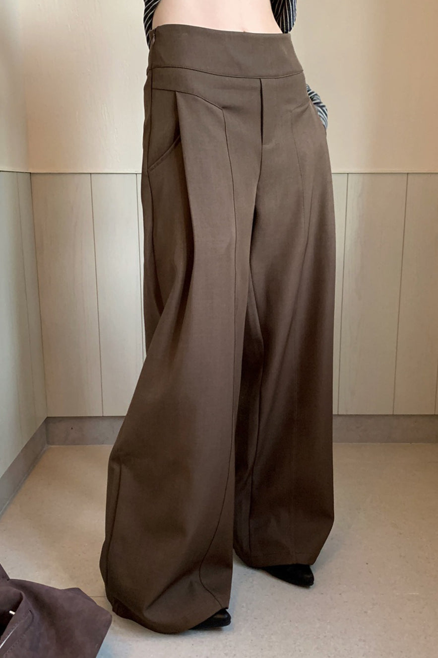 Pleated Wide Pants