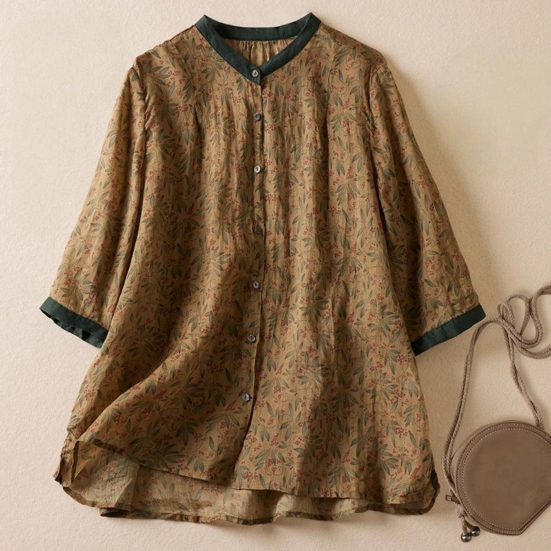 Avelaire™ Linen Blouse — Float Through Your Day in Effortless, Breathable Elegance