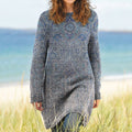 Vintage Tribal Paisley Pattern Knitted Warm Sweater Dress elevenforest