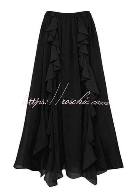 Triumph Pleated Elastic Waist Skirt