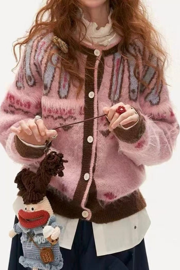 Pink Cozy Knit Sweater