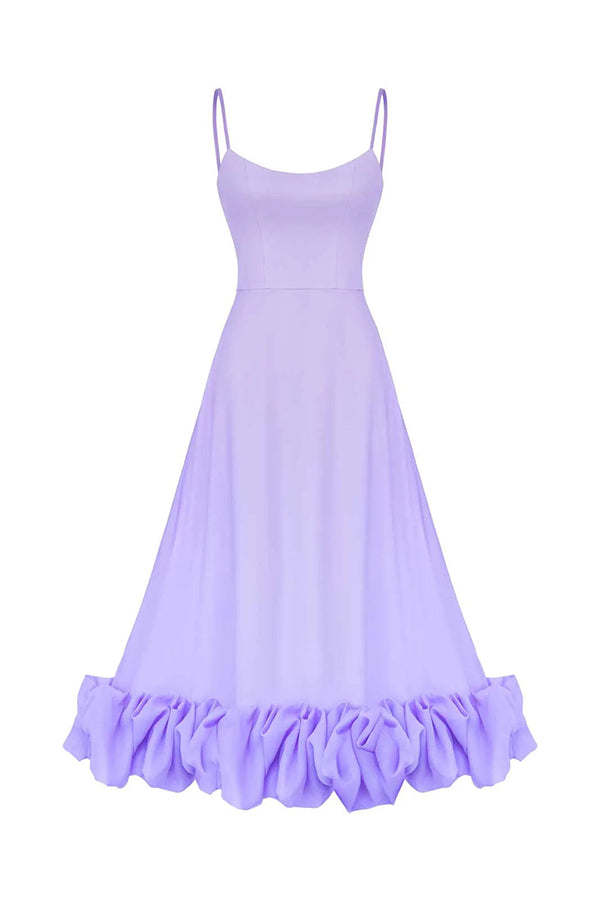 ' Camisole Waist Cinching Charm Multi-color Banquet Party Midi Skirt
