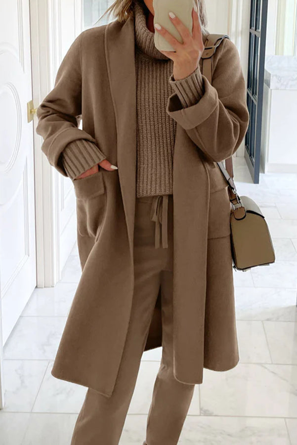 Comfortable and Luxe Knit Turtleneck Cap Sleeves Lightweight Sweater