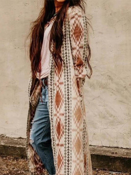 Aztec Cardigan Coat
