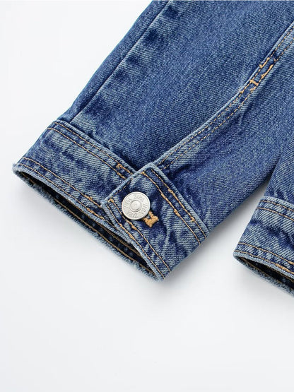 Straight Denim Jumpsuit