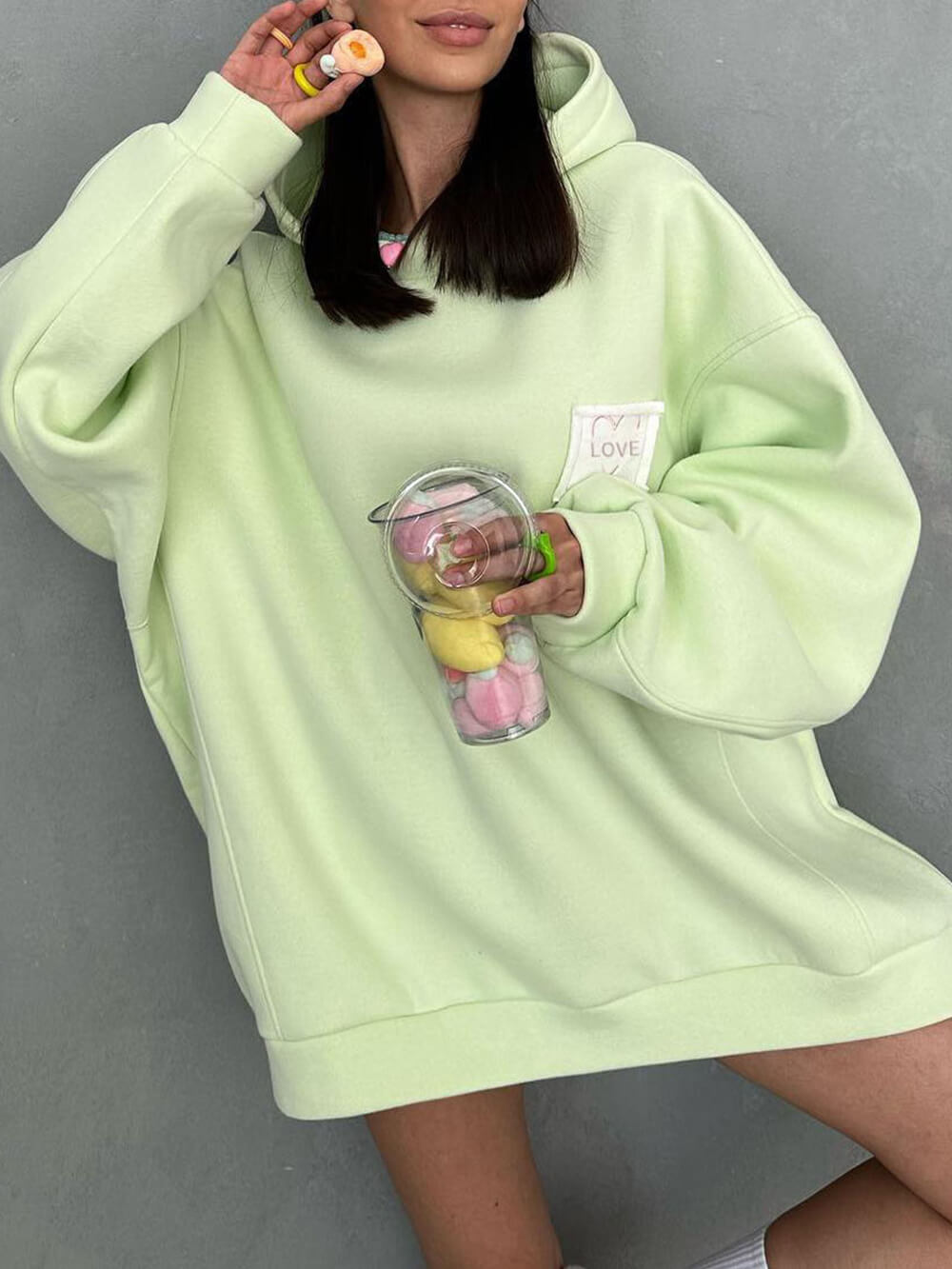 Loose Color Sweatshirt